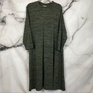 New Directions Grey Sweater Dress